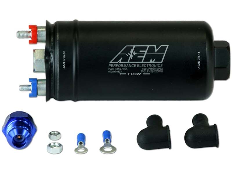 AEM Electronics 380lph Inline High Flow Fuel Pump 50-1005 Photo - out of package