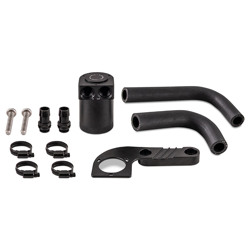 Mishimoto 2015+ BMW F8X M3/M4 Baffled Oil Catch Can - Wrinkle Black MMBCC-F80-15CBE MMBCC-F80-15CBE Photo - Primary