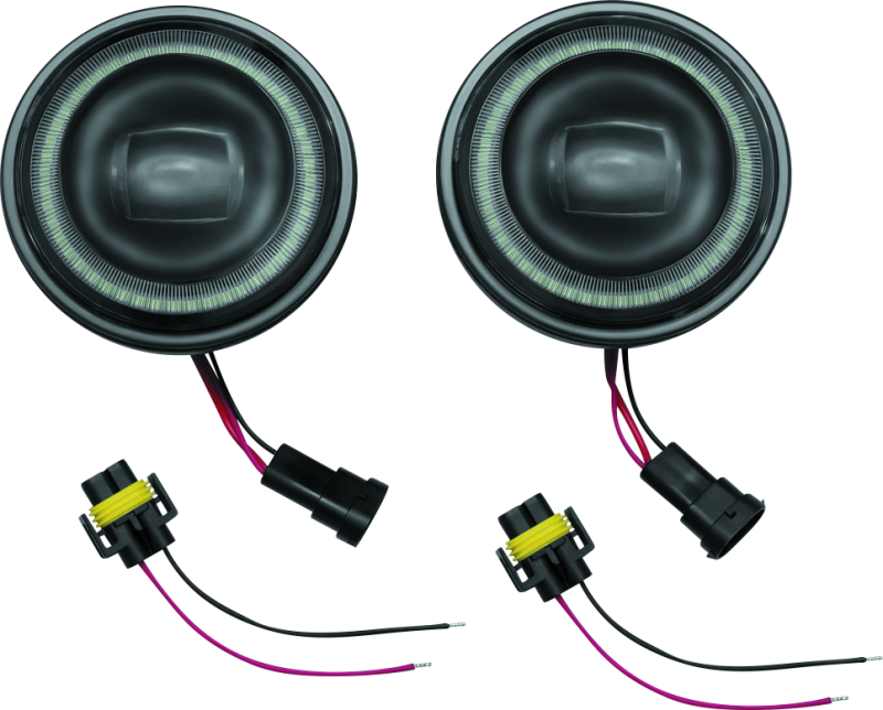 Kuryakyn 4-1/2in Vision Passing Lmps Blk 2466 2466 Photo - Primary