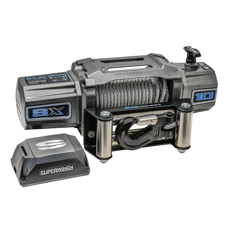 Superwinch 10000 LBS 12 VDC 3/8in x 85ft Wire Rope SX 10000 Winch 1710200 1710200 Photo - Unmounted