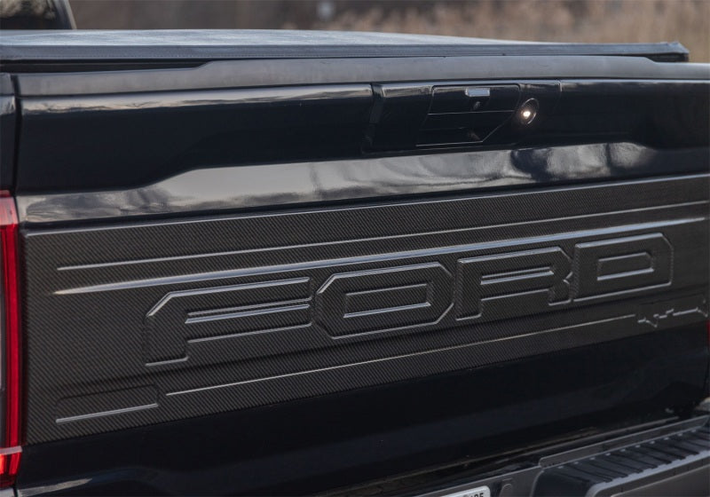 Ford Racing 21-24 Ford F150 Raptor Carbon Fiber Tailgate Panel - Gloss M-16600-FG M-16600-FG Photo - Mounted