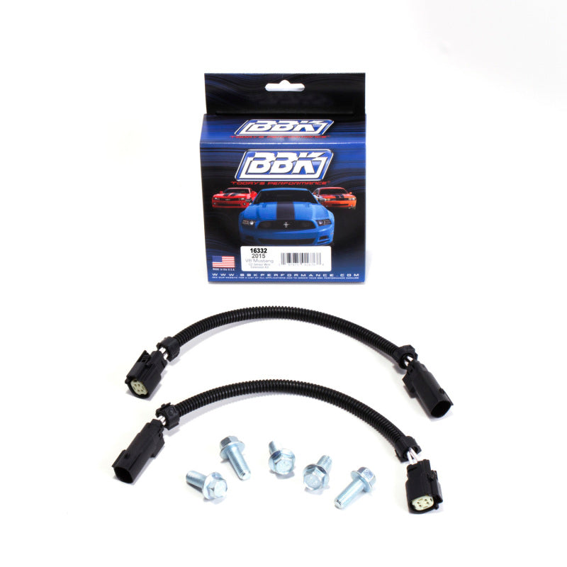 BBK 2015 Mustang GT V6 6-Pin Front O2 Sensor Wire Harness Extensions 12 (pair) And Bolt Kit 16332 Photo - Primary