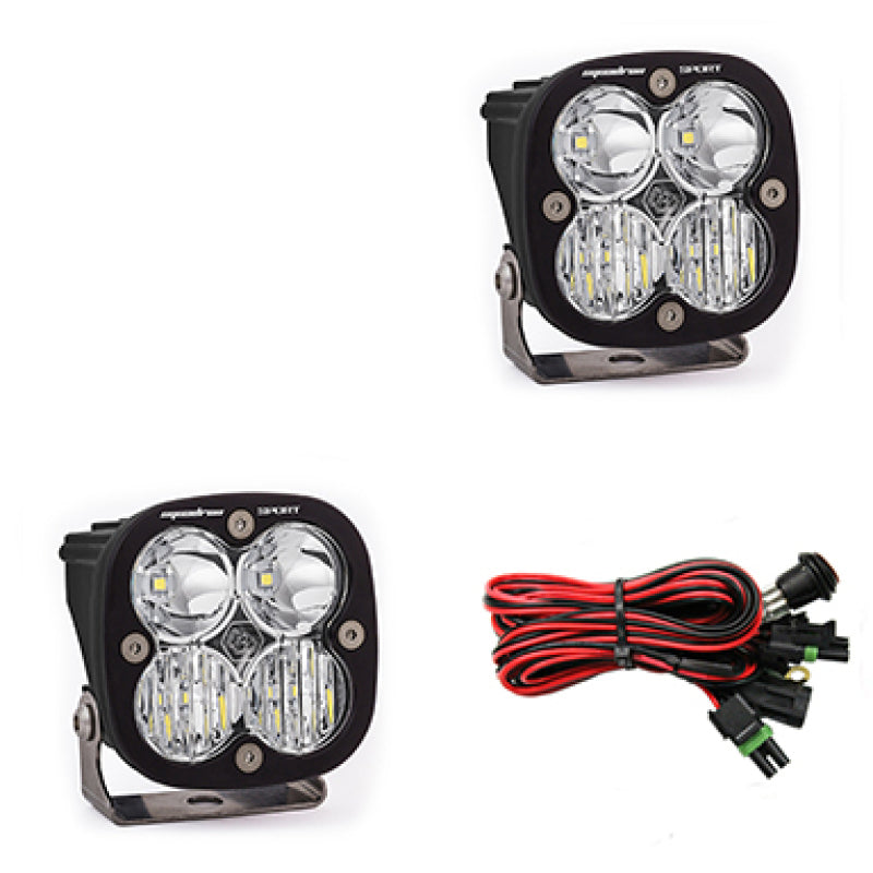 Baja Designs Squadron Sport Black LED Auxiliary Light Pod Pair - Universal 557803 Photo - Primary