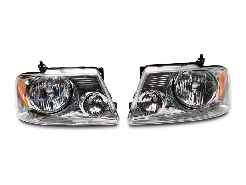 Raxiom 04-08 Ford F-150 Axial Series OEM Style Replacement Headlights- Chrome Housing (Clear Lens) T551341 T551341 Photo - Close Up