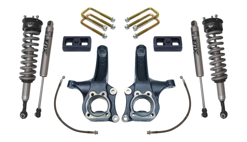 MaxTrac 15-18 Chevrolet Colorado 2WD 6.5in/3in MaxPro Elite Spindle Lift Kit w/FOX Shocks K880463F K880463F Photo - Primary