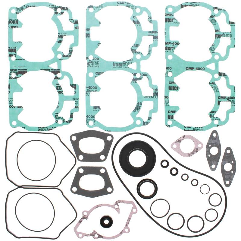 Vertex Pistons Vertex Gaskets 2001 Ski-Doo Formula 500/DLX LC Complete Gasket Kit w/ Oil Seals 711256 711256 Photo - Primary