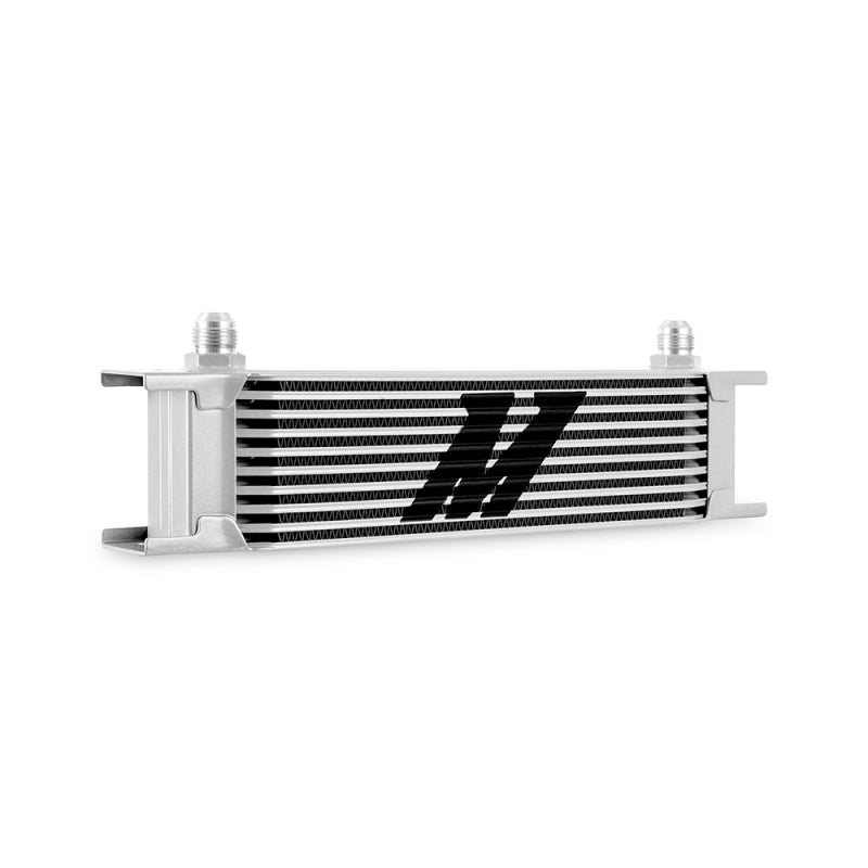 Mishimoto Universal -8AN 10 Row Oil Cooler - Silver MMOC-10-8SL MMOC-10-8SL User 2
