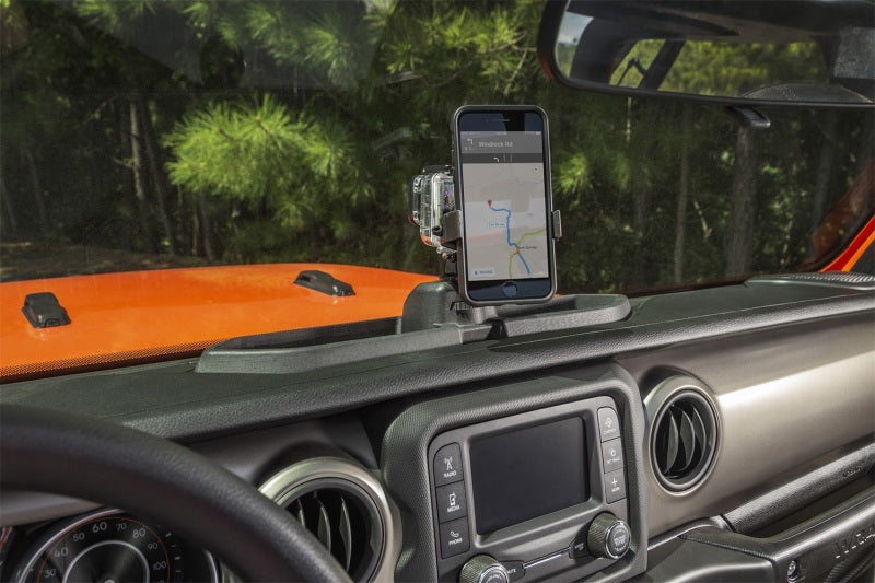 Rugged Ridge Dash Multi-Mount System Kit,Phone Holder;18-18 Jeep Wrangler JL/JLU 13551.23 Photo - Mounted