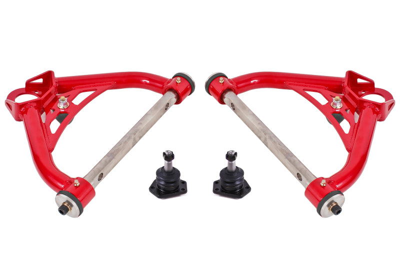 BMR Suspension BMR 70-81 Chevrolet Camaro A-Arms Upper Non-Adjustable Delrin Std Ball Joint - Red AAU321R AAU321R Photo - Primary