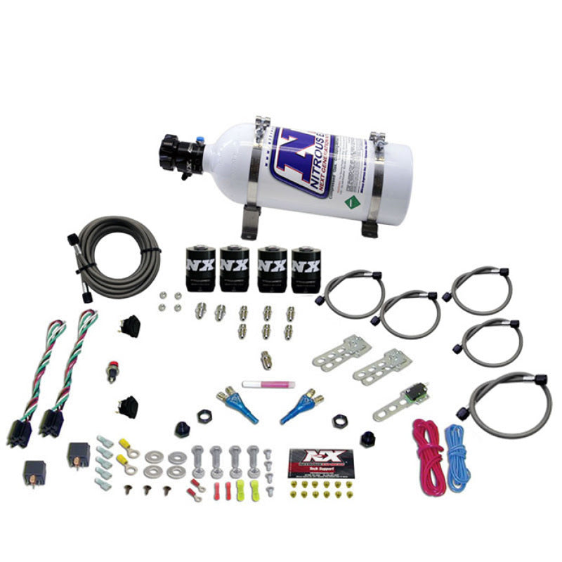 Nitrous Express Ford EFI Dual Stage Nitrous Kit (50-150HP x 2) w/5lb Bottle 20124-05 20124-05 Photo - Primary
