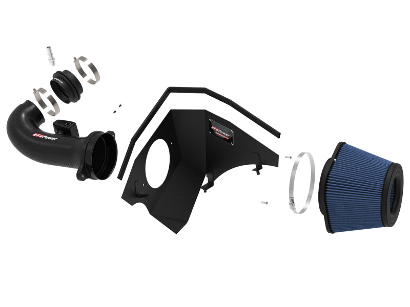 aFe Track Series Carbon Fiber Pro 5R AIS - 16-19 Chevrolet Camaro SS V8-6.2L 57-10005R 57-10005R Photo - Unmounted