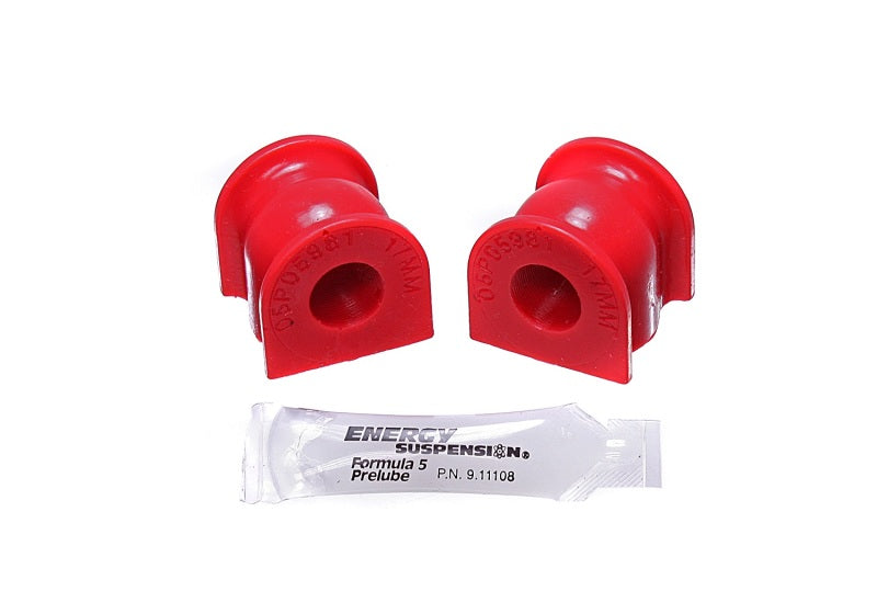 Energy Suspension Rear Sway Bar Bushing Set (17mm) 2006-11 Honda Civic Si Red 16.5147R Photo - Primary