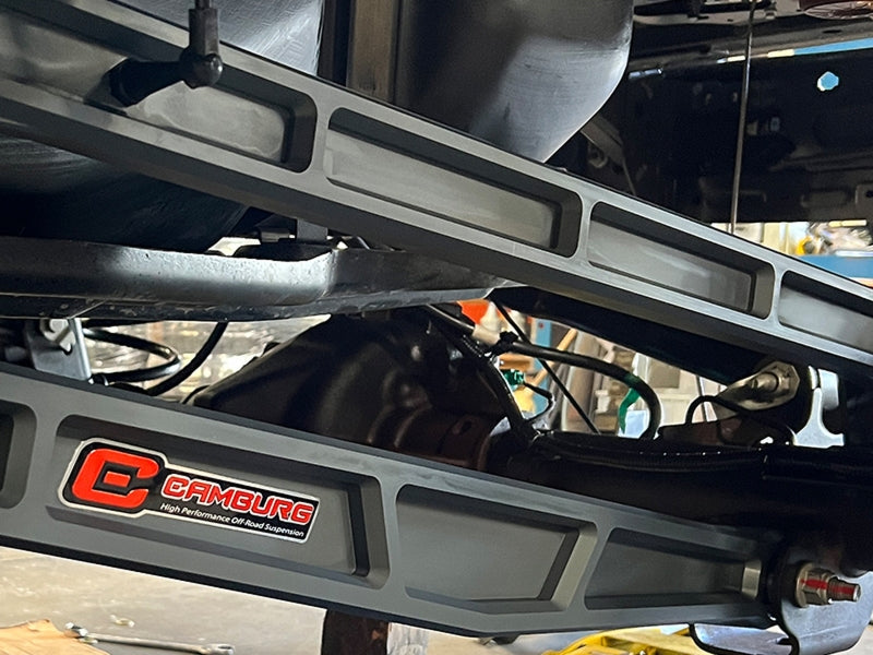 Camburg Ford Raptor 21-23 KINETIK Series Rear Billet Trailing Arm Kit CAM-120033-GRY CAM-120033-GRY Photo - Mounted