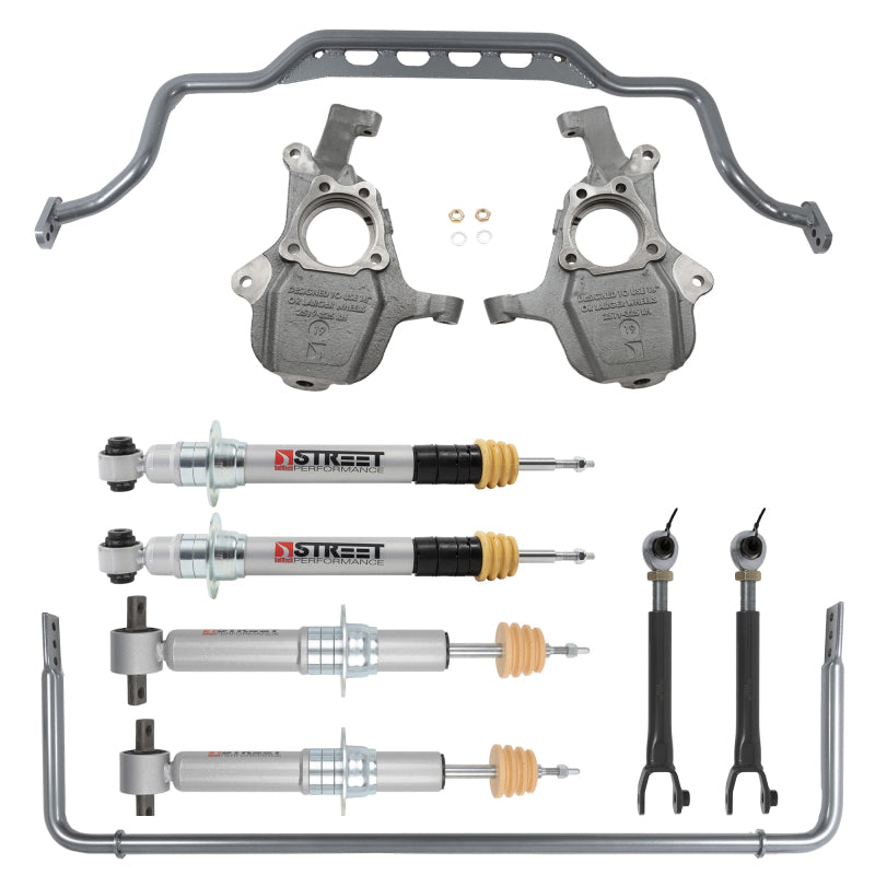 Belltech 21+ GM SUV SWB ONLY 2WD/4WD Front and Rear Lowering Kit w/ Performance Struts 1104SPS 1104SPS Photo - Primary