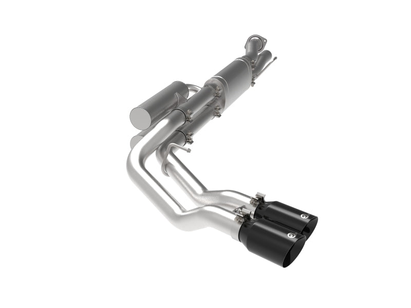 aFe Rebel Series 3in 409 SS Cat-Back Exhaust w/ Black Tips 17-20 Ford F-250/F350 V8 6.2L/7.3L 49-43117-b 49-43117-b Photo - Primary