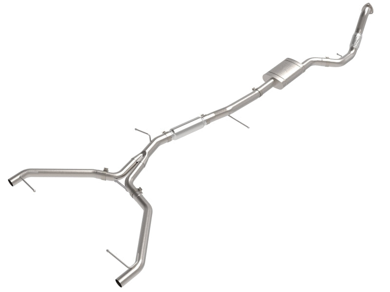 aFe 20-21 Audi A4 L4-2.0L (t) MACH Force-Xp 3in to 2-1/2in Stainless Steel Cat-Back Exhaust System 49-36446 49-36446 Photo - Primary