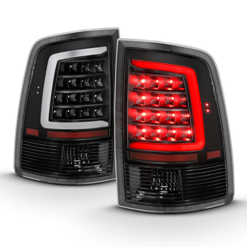 ANZO 2009-2018 Dodge Ram 1500 LED Taillight Plank Style Black w/Clear Lens 311318 311318 Photo - Unmounted