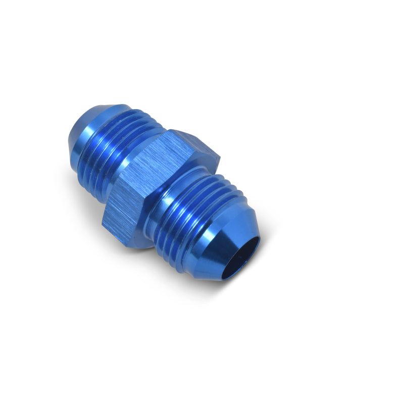 Russell -4 AN Flare Union Adapters (Blue Finish) 660340 Photo - out of package