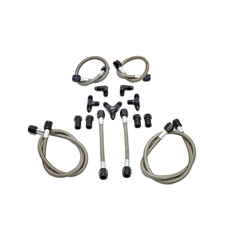 Snow Performance Water Quad Nozzle Stainless Steel Braided Line Upgrade SNO-40045-BRD SNO-40045-BRD User 1
