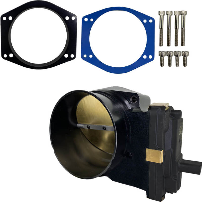 Granatelli Motor Sports Granatelli 13-20 GM LT1/LT4/LT5 Drive-By-Wire 112mm Throttle Body - Black GMTBLT112B GMTBLT112B Photo - Primary