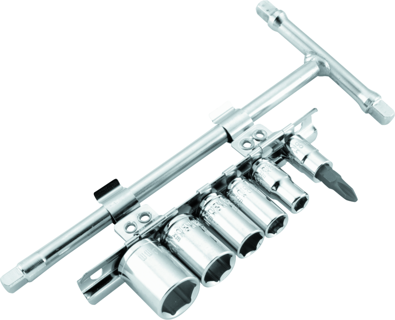 BikeMaster 1/4in Drive T-handle Set (6mm/8mm/10mm/12mm/14mm/#2 Phillips) 151546 151546 Photo - Primary