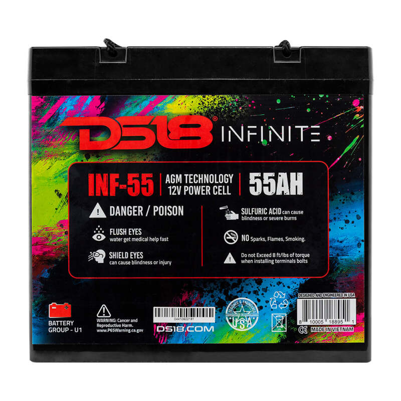 DS18 DSE Infinite AGM Power Cell Batteries Batteries, Starting & Charging Batteries main image