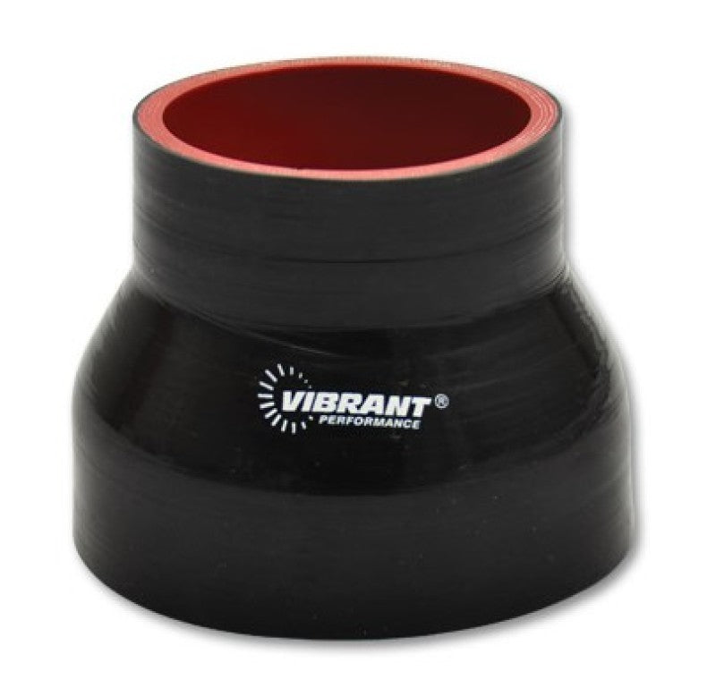 Vibrant 4 Ply Reducer Couper 3in ID x 3.75in ID x 3in Long - Black 19737 19737 User 1