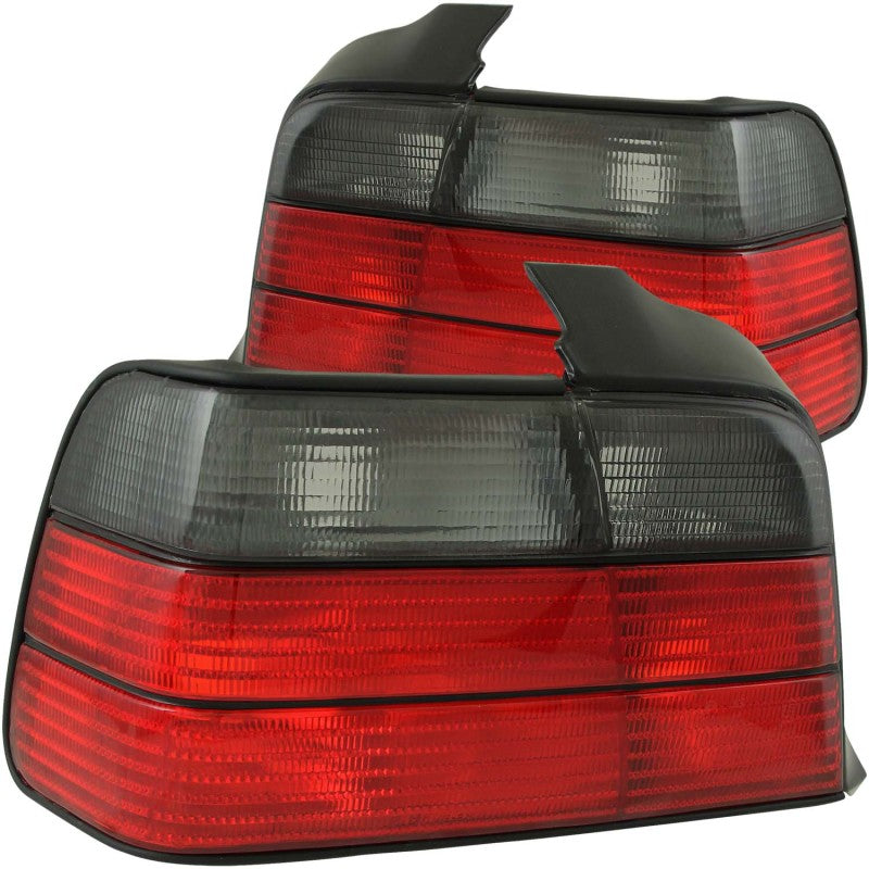 Anzo 1992-1998 BMW 3 Series E36 Taillights Red/Smoke 221200 Photo - Primary
