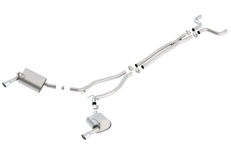 Borla 14-15 Camaro 3.6L V6 Single Split Rear Exit Touring Catback Exhaust 140526 140526 Photo - Primary
