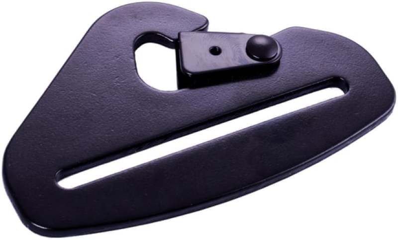 Racequip Snap Hook End Seat Belt Mounting Hardware / Fits 3 In. Belts / Forged Steel - Black 700940 700940 User 1