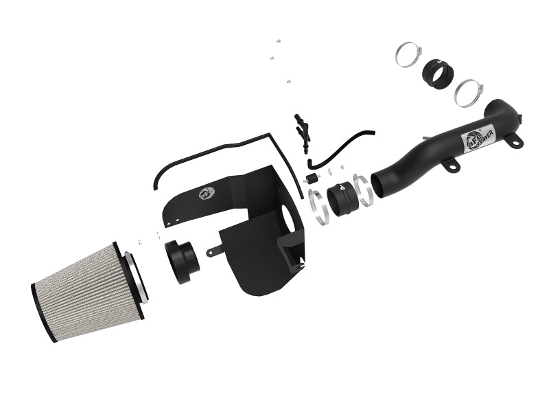 aFe Magnum FORCE Stage-2XP Cold Air Intake w/Pro DRY Filter 18-20 Jeep Wrangler JL 2.0T- Media Black 54-53029D 54-53029D Photo - Unmounted