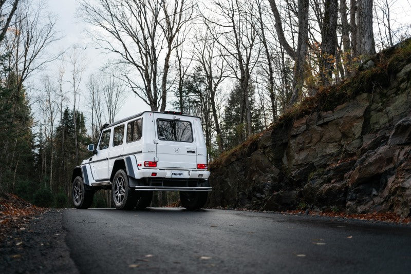 MBRP 03-18 Mercedes-Benz W463A G-Class 3in Cat Back Dual Turn Down T304 S5600304 S5600304 Photo - lifestyle view