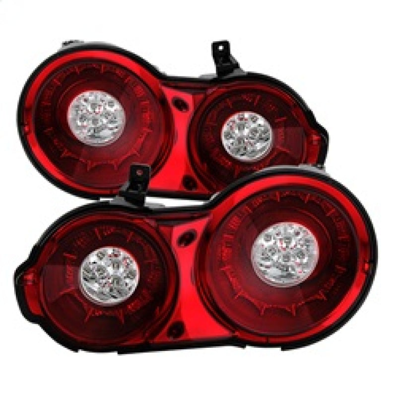 Spyder 09-15 Nissan GTR LED Tail Lights Red Clear ALT-YD-NGTR09-LED-RC 5082008 5082008 Photo - Primary