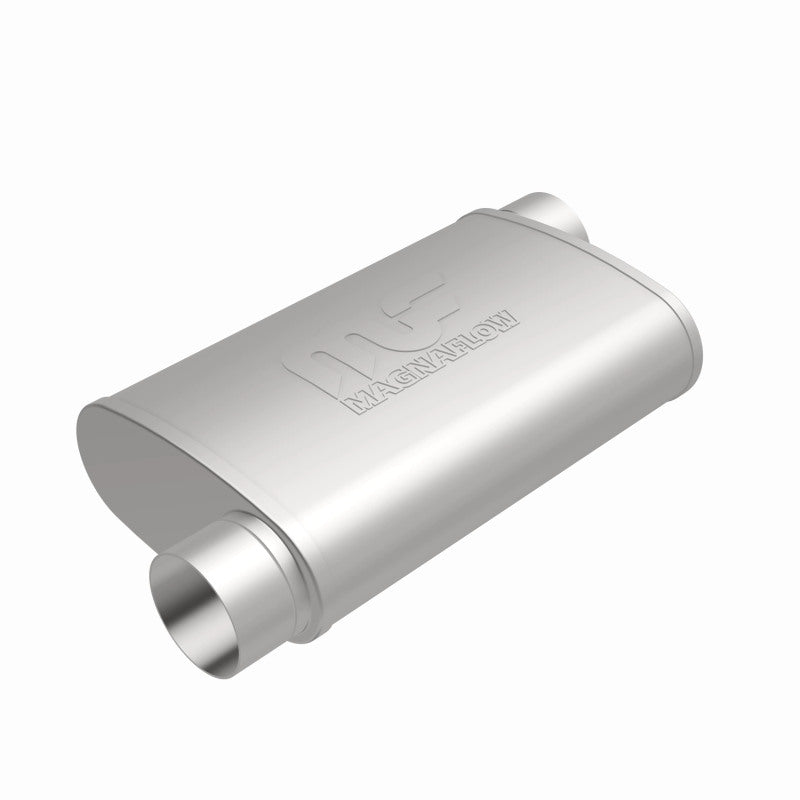 Magnaflow Muffler Mag 3in 409SS 14X4X9 3 O/O 11239 11239 360 Degree Image Set