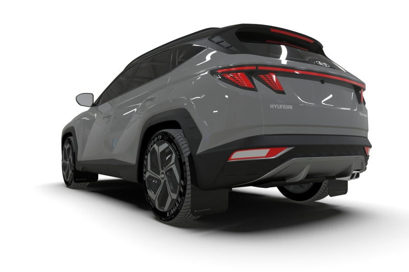 Rally Armor 2022 Hyundai Tucson Black UR Mud Flap w/ Red Logo MF75-UR-BLK-RD MF75-UR-BLK-RD User 1