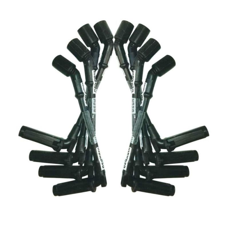 Moroso GM LS 9.75in Long Coil On Plug 90 Deg Sleeved Ultra Spark Plug Wire Set - Black 51532 51532 User 1