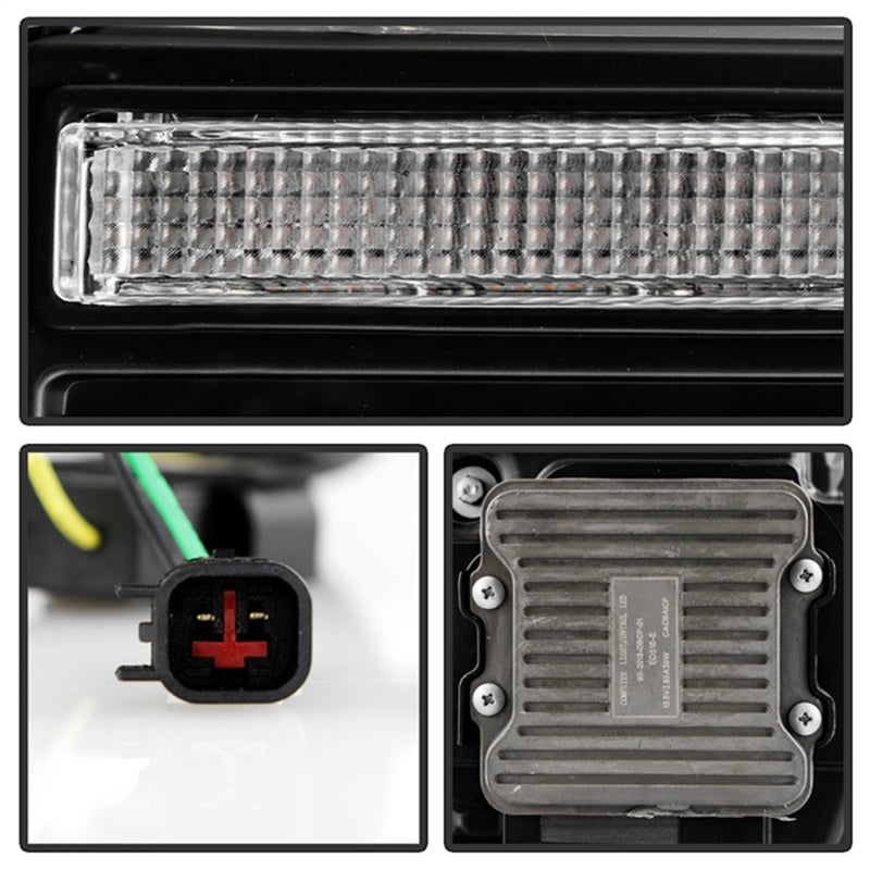 SPYDER Apex 20-22 Ford F250/F350 (Halogen) High-Power LED Headlights - Black PRO-YD-FS20HALAP-SEQ-BK 5088635 5088635 Photo - Unmounted