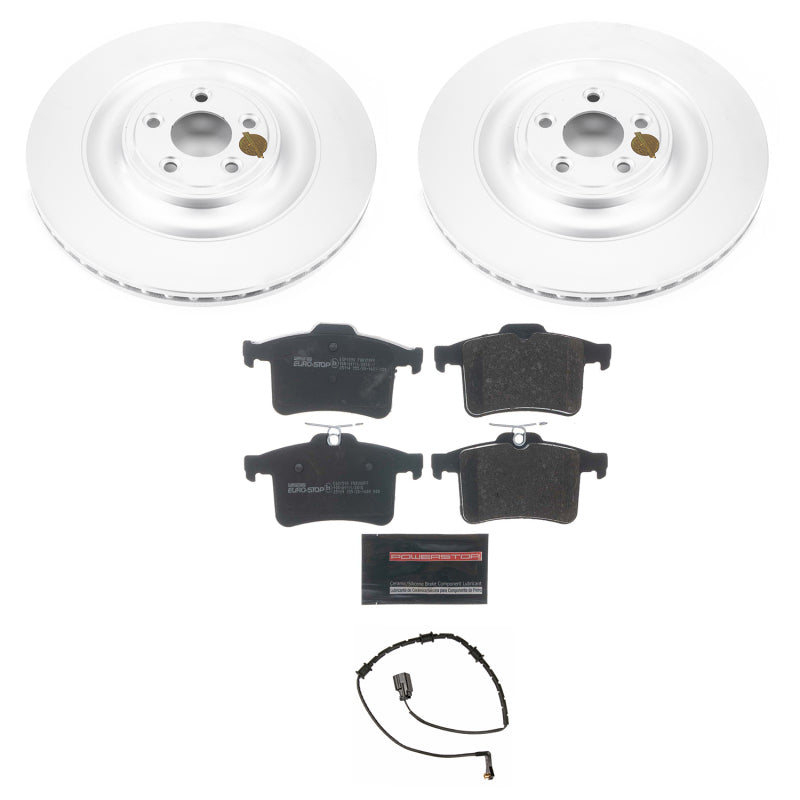 Power Stop 10-15 Jaguar XF Rear Euro-Stop Brake Kit ESK5649 ESK5649 Photo - Primary