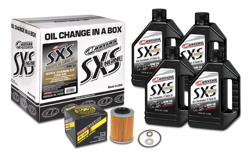 Maxima SXS Can-Am Oil Change Kit 10W-50 Full-Synthetic Maverick X3 90-219013-CA 90-219013-CA User 1