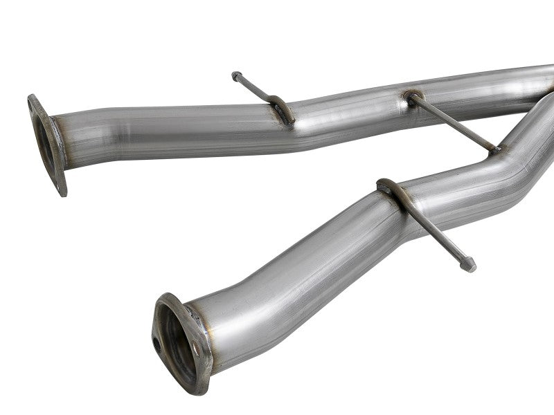 aFe MACH Force-Xp 3in 304 Stainless Steel Cat-Back Exhaust System Jeep 49-38058 Photo - Close Up