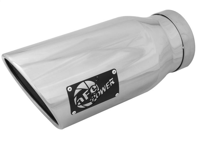 aFe MACH Force-Xp 5in 304 Stainless Steel Exhaust Tip: 5 In x 7 Out x 15L 49T50702-P15 Photo - Primary