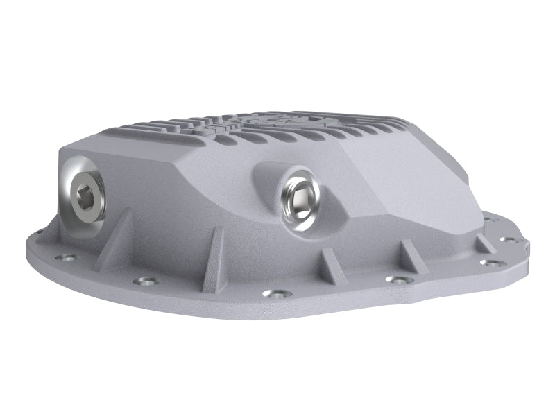 aFe Street Series Rear Differential Cover Raw w/ Machined Fins 19-20 Ram 2500/3500 46-71150A 46-71150A Photo - Unmounted
