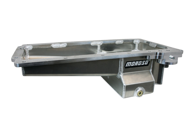 Moroso GM LS Swap (w/Spin-On Oil Filter Adapter) Road Race Baffled Wet Sump 7qt 6in Aluminum Oil Pan 21159 21159 Photo - Primary