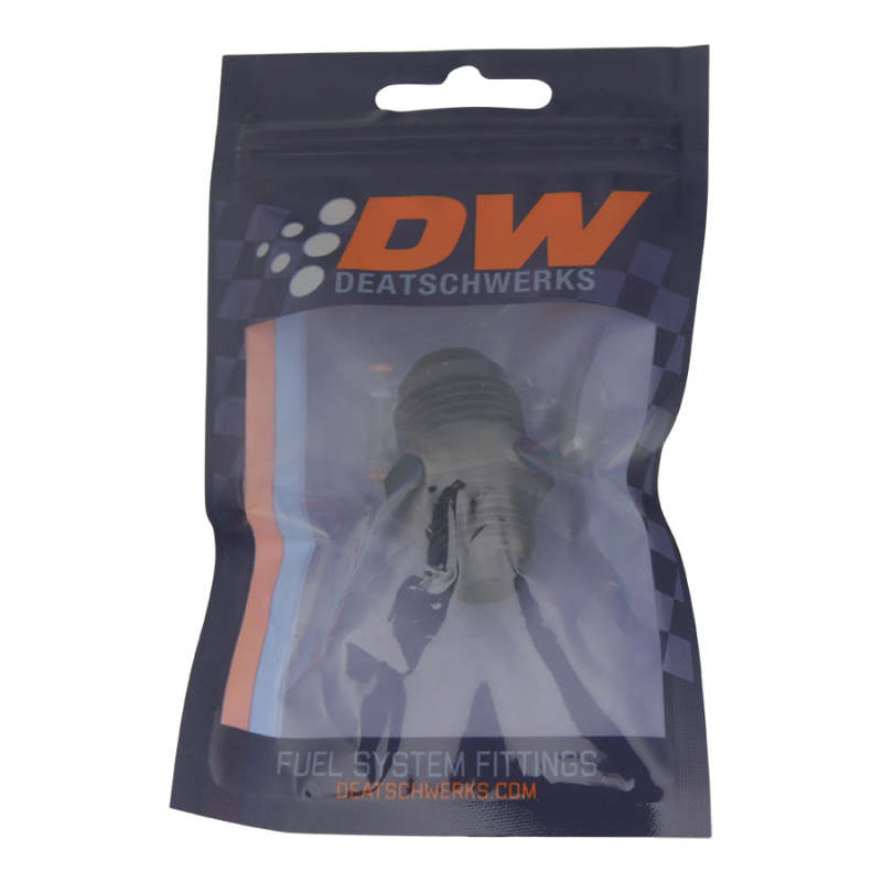 DeatschWerks 10AN Male Flare to 8AN Male Flare Reducer Straight - Anodized Matte Black 6-02-0206-B 6-02-0206-B Photo - lifestyle view