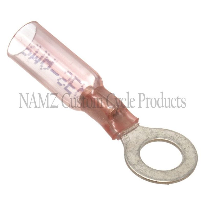 NAMZ Heat Sealable .25in. Ring Terminals 22-18g (25 Pack) NIS-19164-0004 NIS-19164-0004 Photo - Primary