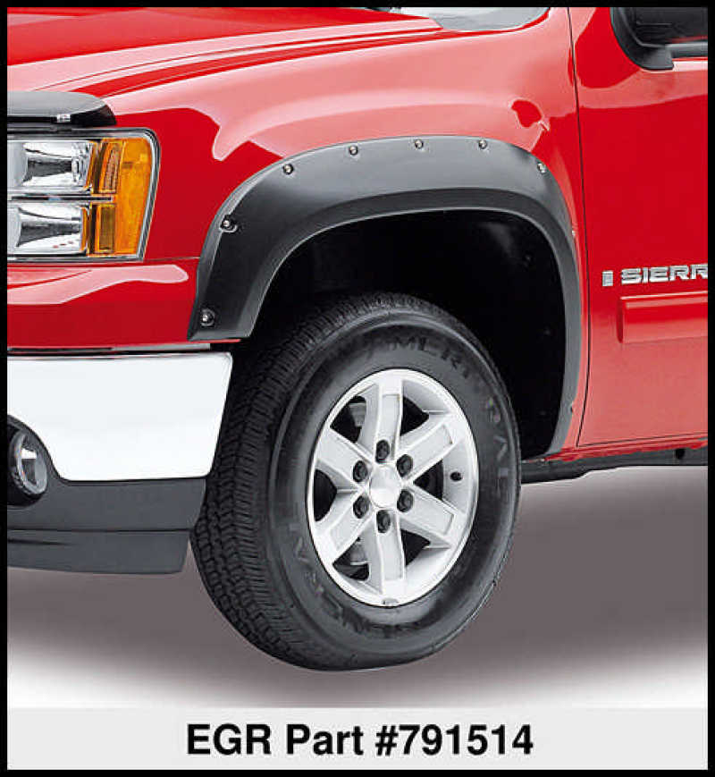 EGR 07-13 GMC Sierra LD 6/8ft Bed Bolt-On Look Fender Flares - Set 791514 791514 Thumbnail