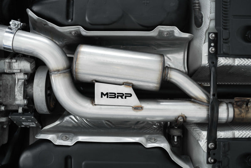 MBRP 15-19 VW Golf R MK7/MK7.5 3in T304 Cat Back Exhaust w/ Carbon Fiber Tips S46033CF S46033CF Photo - out of package