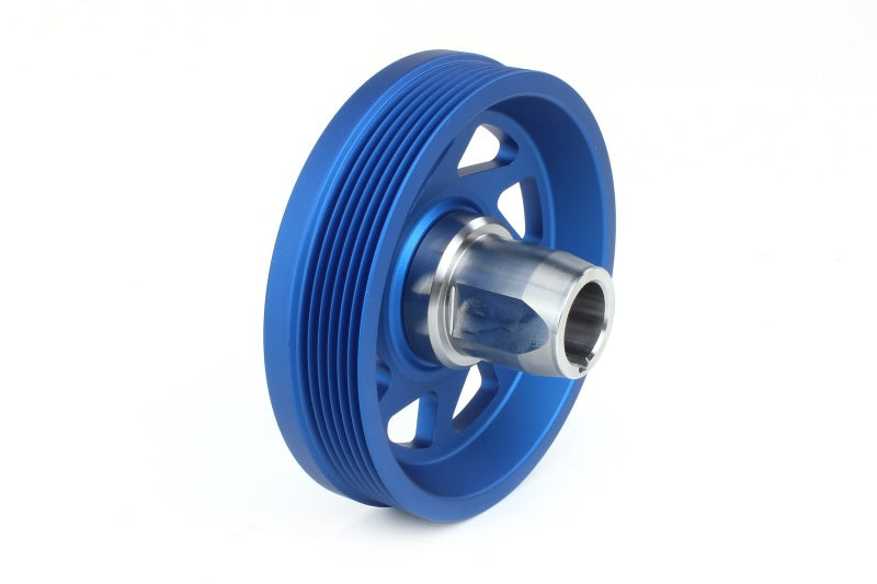 Perrin Performance Perrin 19-21 Subaru WRX / 16-18 Forester Lightweight Crank Pulley (FA/FB Engines w/Large Hub) - Blue PSP-ENG-104BL PSP-ENG-104BL User 1