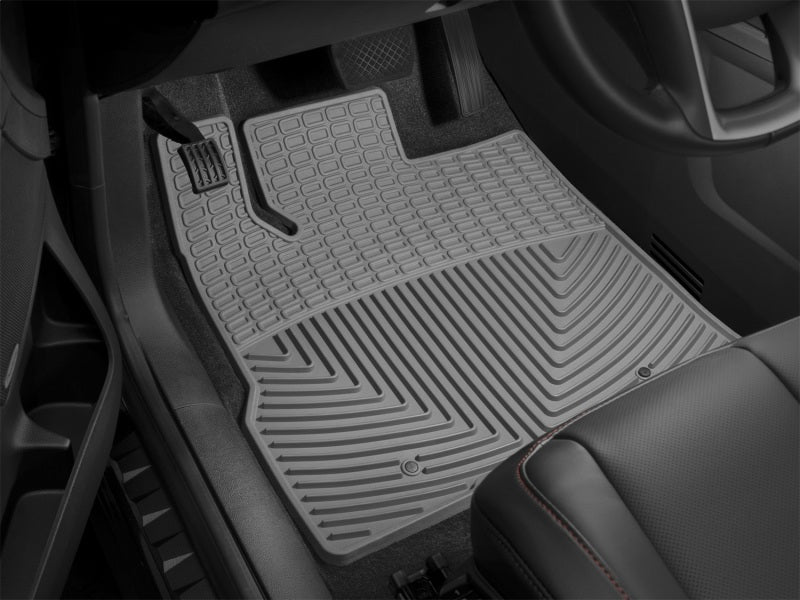 WeatherTech 2017+ Ford F-250/F-350/F-450/F-550 Front Rubber Mats - Grey W407GR W407GR Photo - Primary