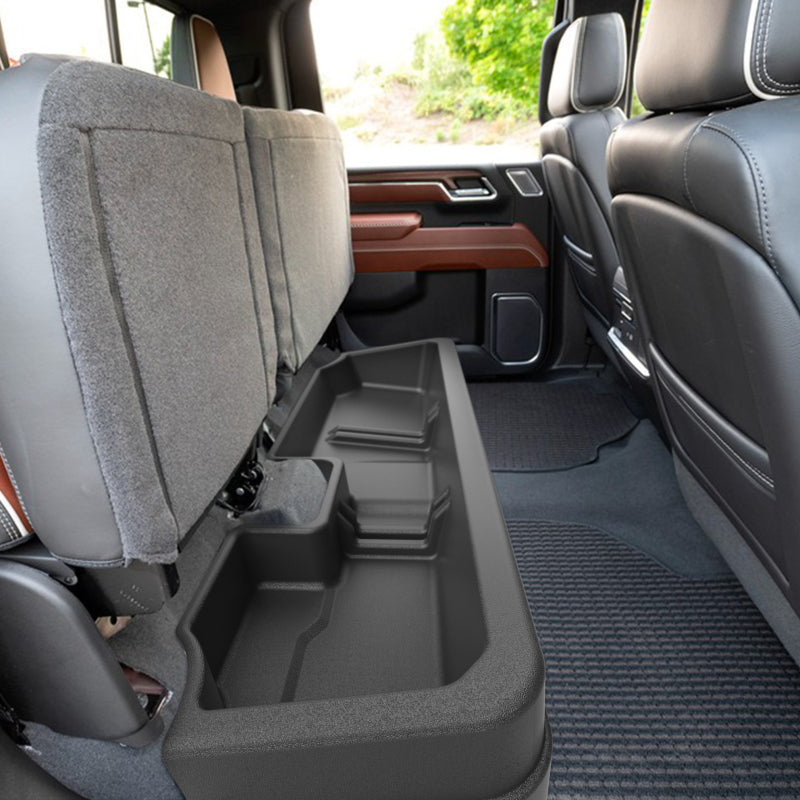 EGR 19-24 GM 1500/2500HD/3500HD Underseat Storage Textured Black US039825 US039825 Photo - Mounted